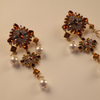 Fashion Jewelry Earrings Women Zircon Inlaid Gold-Plated Earrings