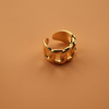 925 Sterling Silver Engagement 18K Gold Plated Jewellery Ring 