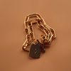 18k Real Gold Plated Rope Chain Stainless Steel Men Chain Necklace