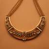 New Fashion 18K Gold Plated Stainless Steel Number Necklace