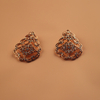 OEM Fashion Jewelry Earrings with Rhinestones Rose Gold Plated