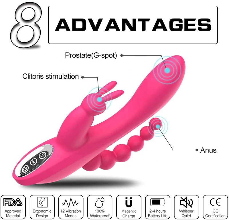 Waterproof Massager Whale Vibrator Dildo Adult Sex Toy