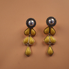 Luxury Jewelry Full Zircon Copper Plate Gold Square Hoop Earrings