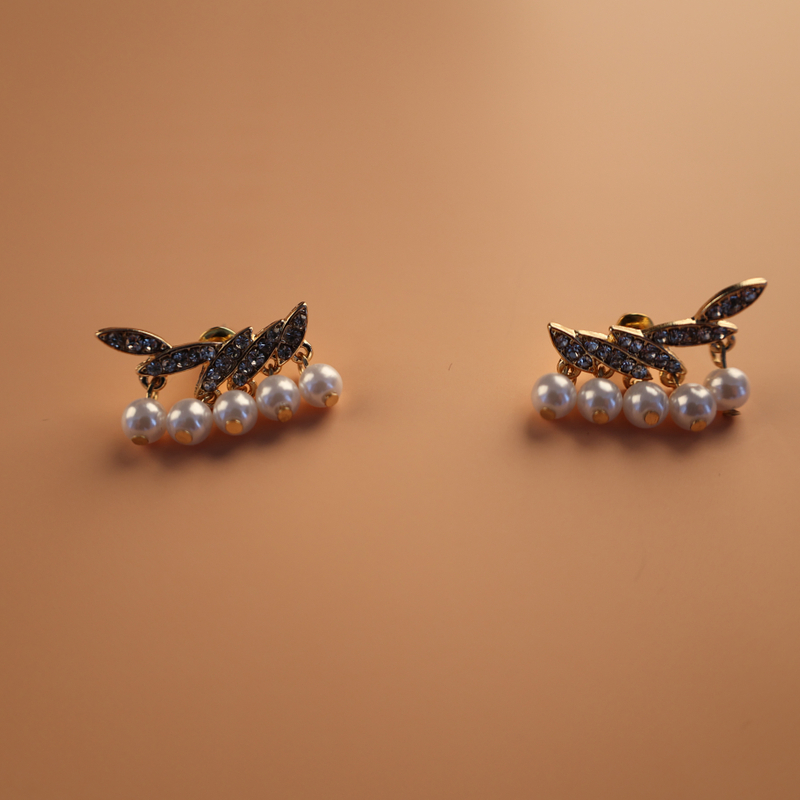  18K Gold Plated Pearl Dropping Earrings