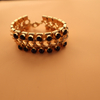 Gold Plated Emerald Chain Fashion Jewellery Bracelet