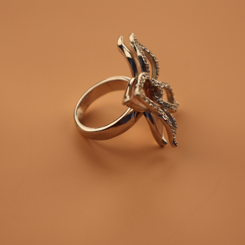 Fashion Gold Plating Rings Jewelry Modern Engagement Wedding Ring