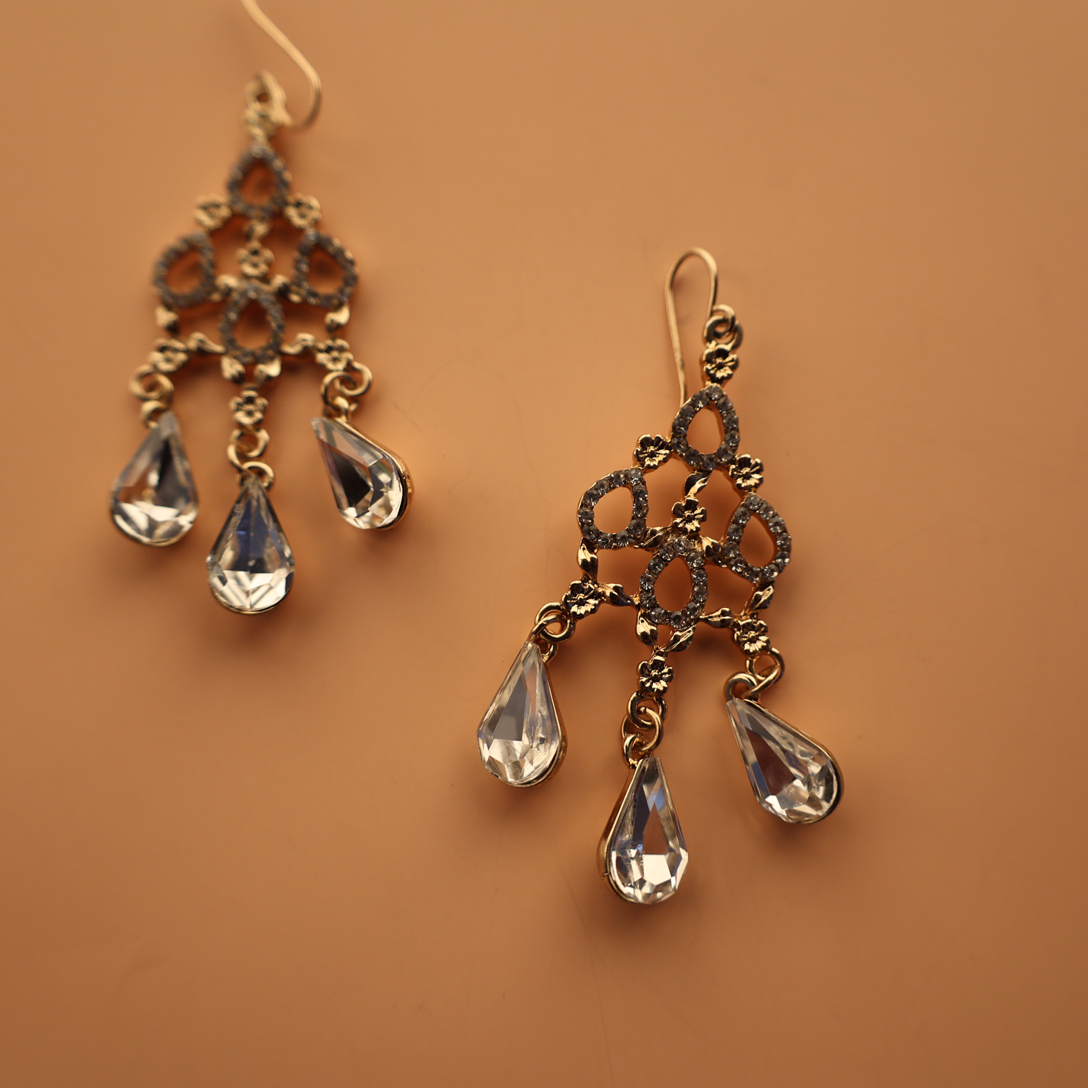Fashion Water drop mosan Diamond Earrings