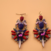 Classical Colorful Stones Drop Earrings