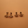 Wedding Accessories 18K Gold Plated Moissanite Earrings 